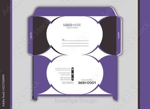 Corporate Elegant Envelope Design template