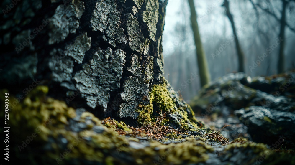 Macro shot of rugged tree bark forest environment nature photography close-up view organic texture concept Macro shot of rugged tree bark forest environment nature photography close-up view organic texture concept