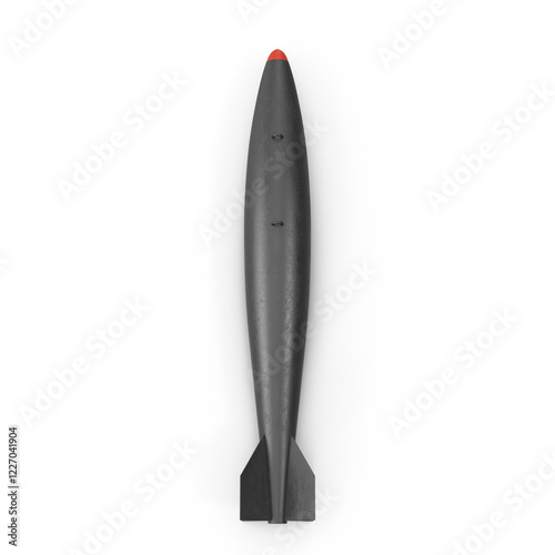 Heavy military aircraft high power weapon missile bomb explosion ordnance 3d realistic 