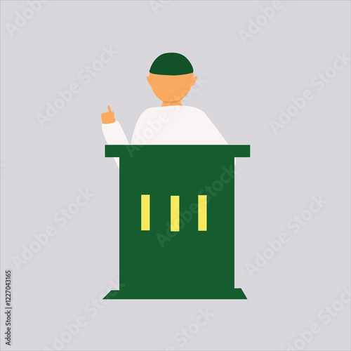 Muslims are preaching in the month of Ramadan