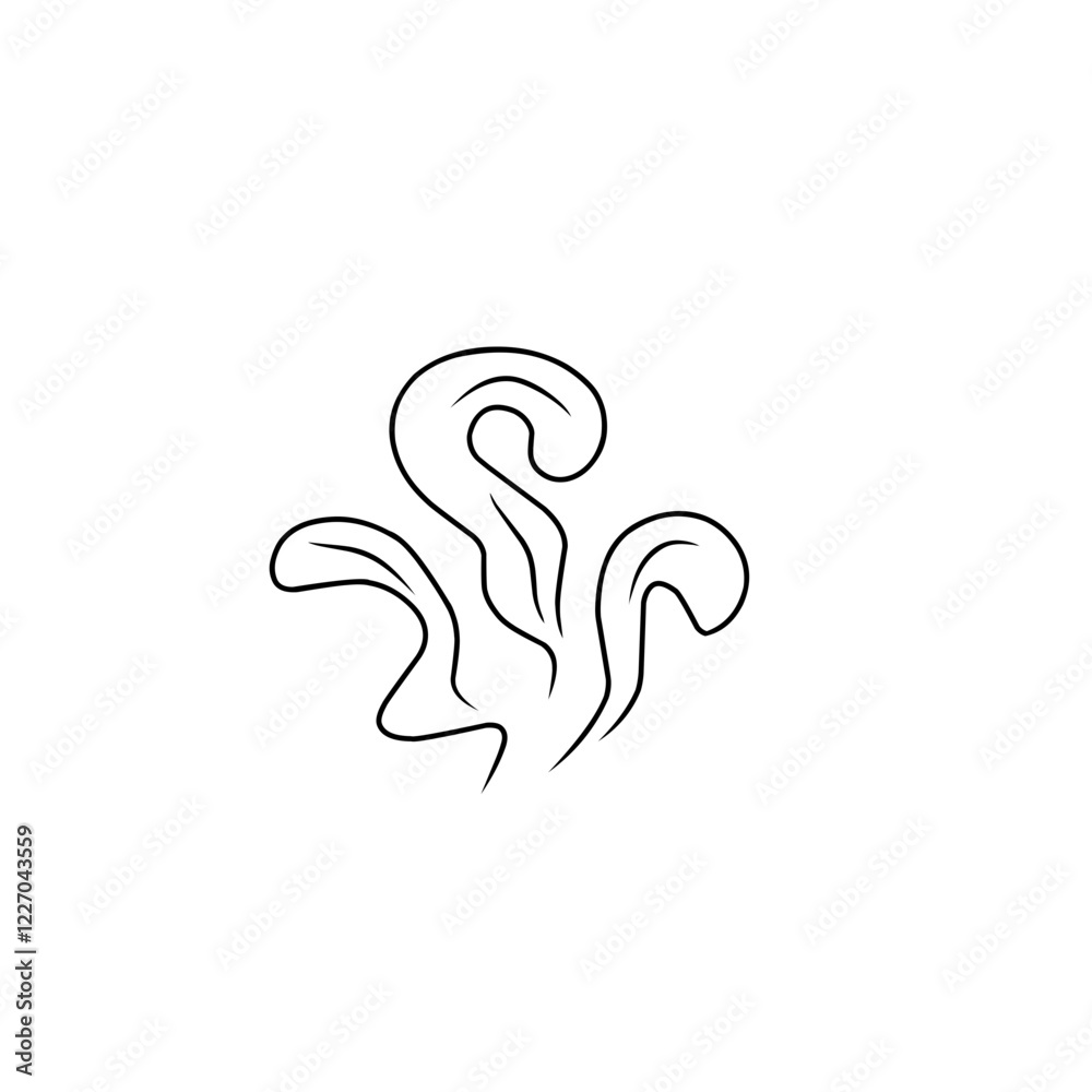 smoke line sketch smoke line sketch