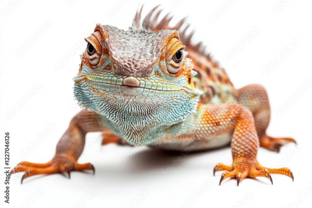 Obraz premium Vibrant colors of a Chinese Water Dragon
