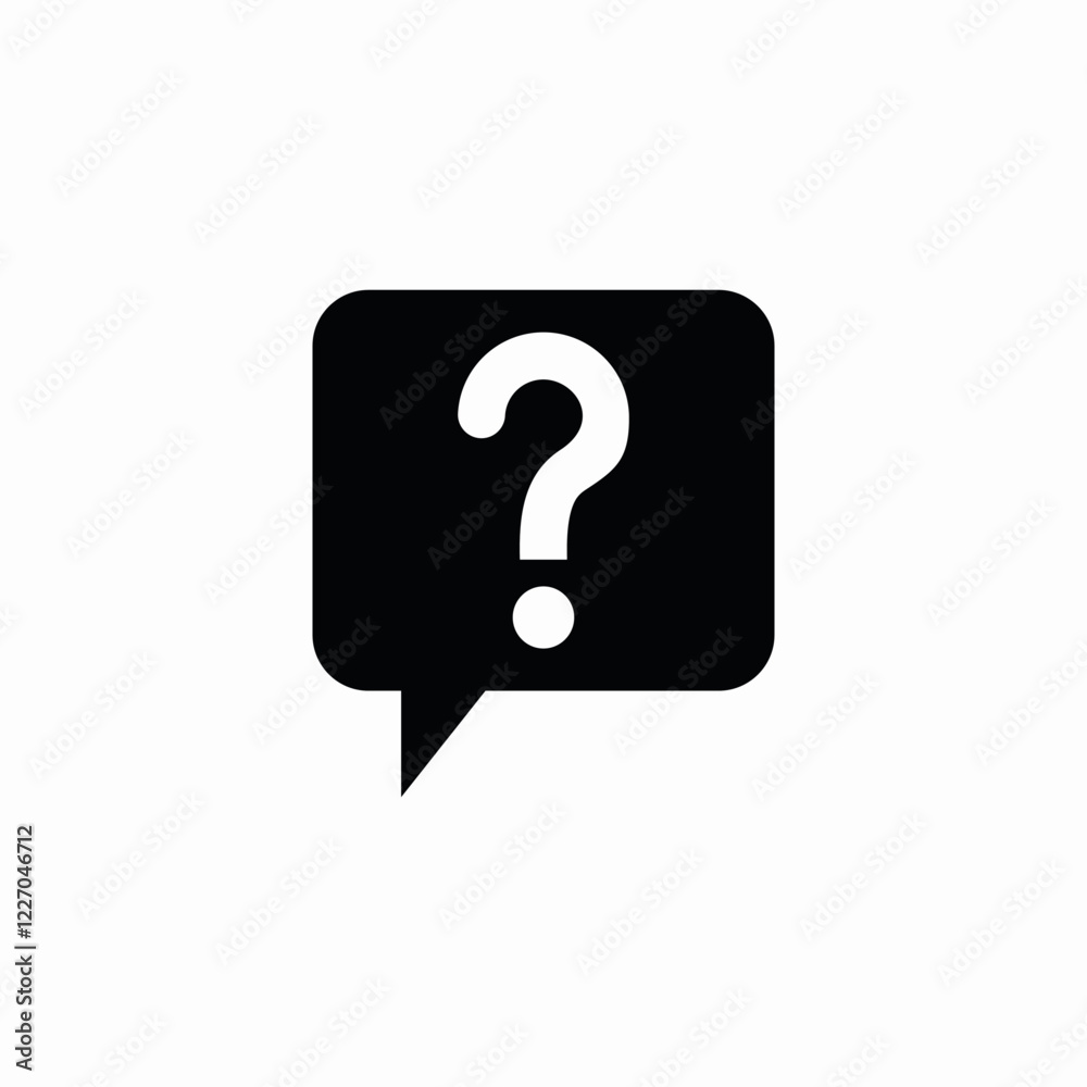 Help question support icon vector sign Help question support icon vector sign