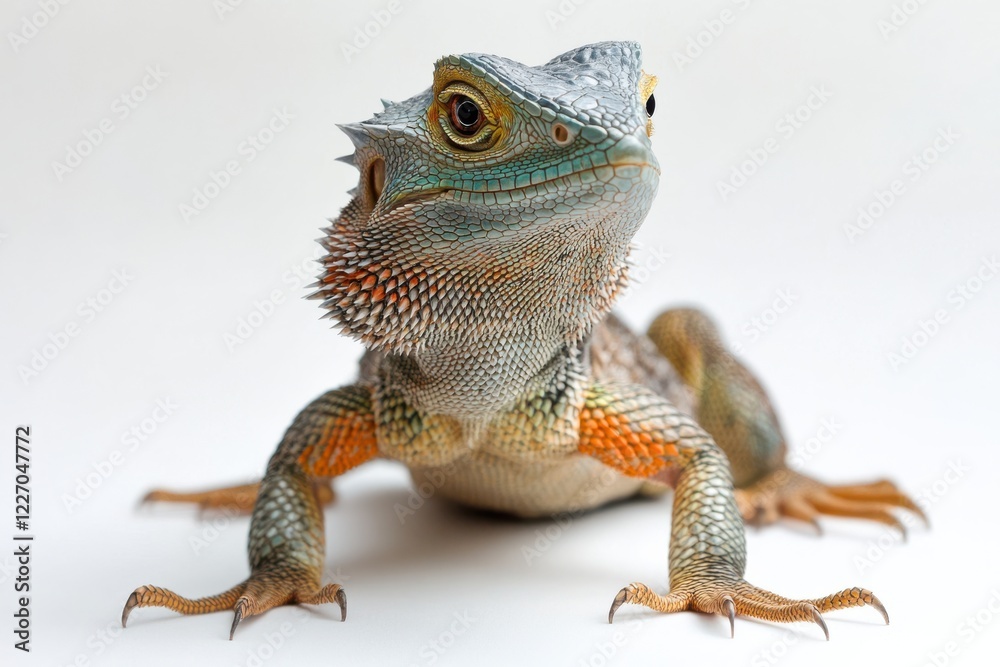 Fototapeta premium Close-up of a vibrant lizard