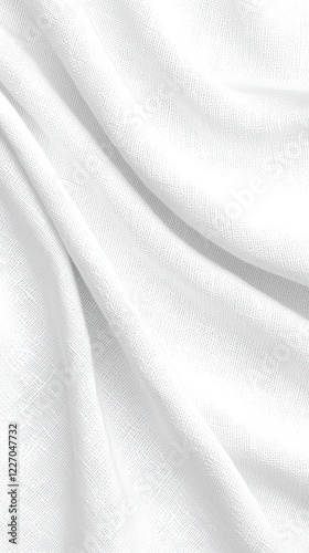 Wallpaper Mural Seamless white linen fabric texture background with soft and smooth appearance for design projects Torontodigital.ca