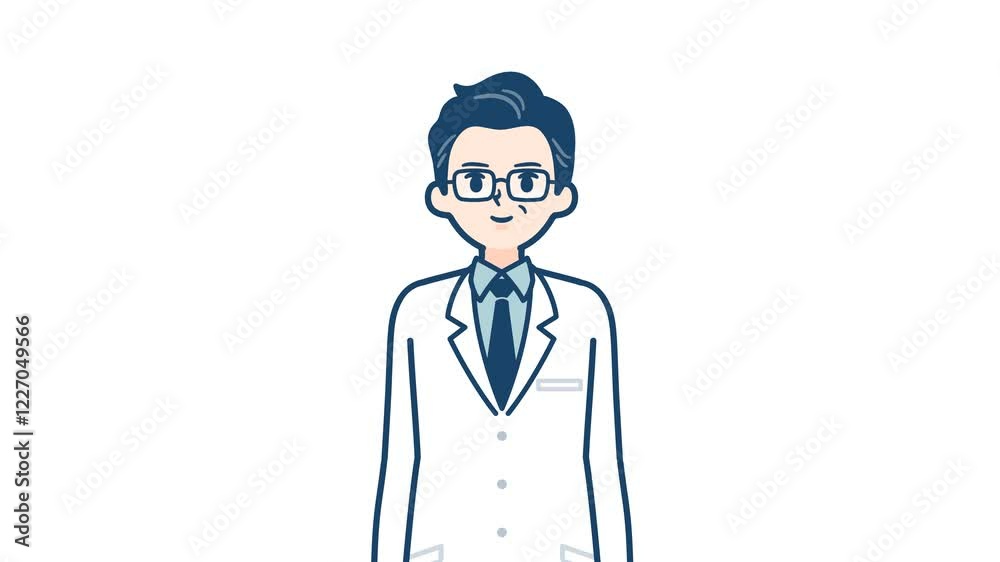 Doctor old man_Blink and smile quietly_with alpha channel.mov Doctor old man_Blink and smile quietly_with alpha channel.mov