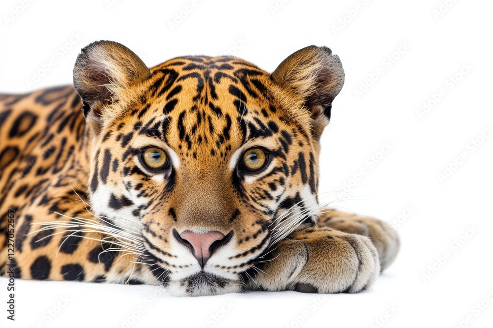Obraz premium Close-up of a Jaguar resting