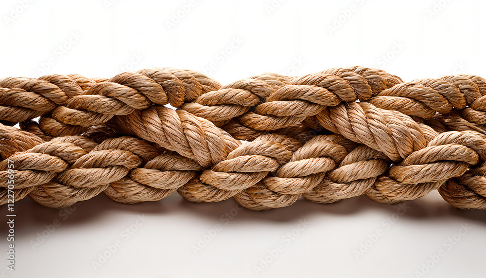 Thick Rope Isolated on White Background
Thick Rope Isolated on White Background
