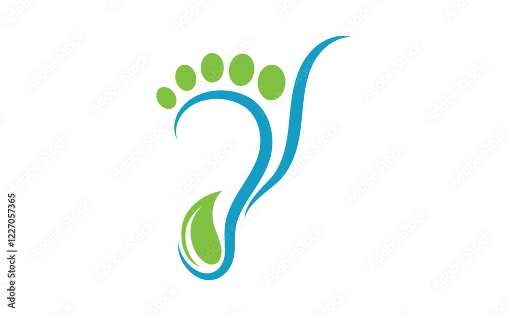 Healthy Foot Care Logo Template vector icon illustration design Healthy Foot Care Logo Template vector icon illustration design