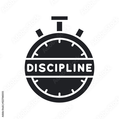 Discipline glyph icon