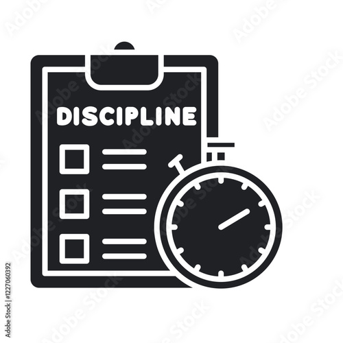 Discipline glyph icon