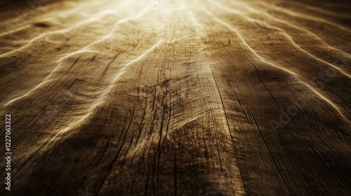 Golden Hour Wood Texture: A Stunning Perspective of Rustic Wooden Planks