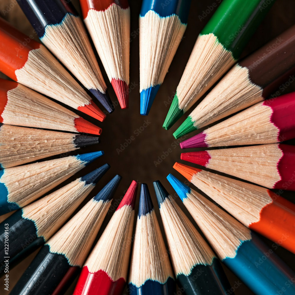 Fototapeta premium colored pencils