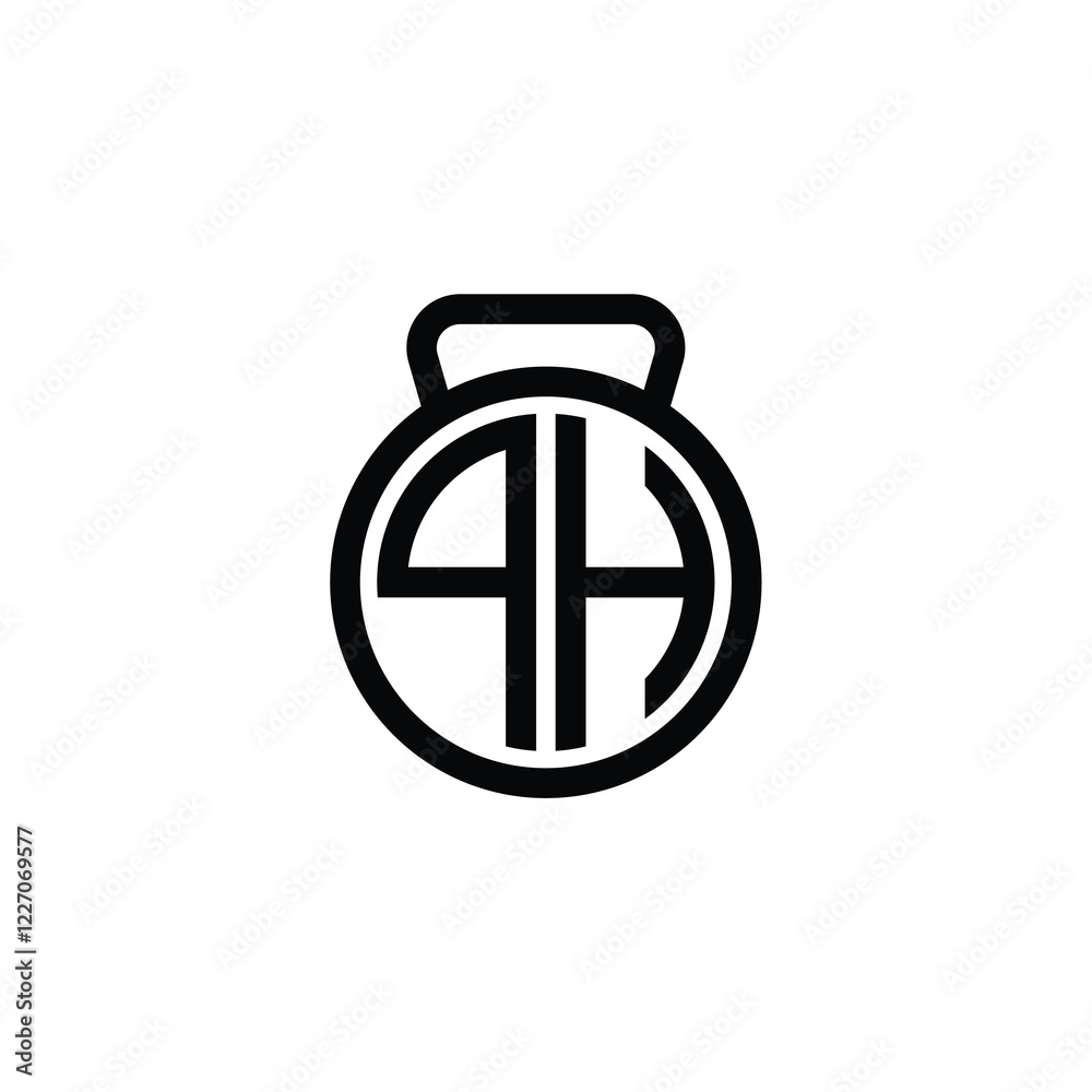 QH monogram logo design letter text name symbol monochrome logotype alphabet character simple logo QH monogram logo design letter text name symbol monochrome logotype alphabet character simple logo