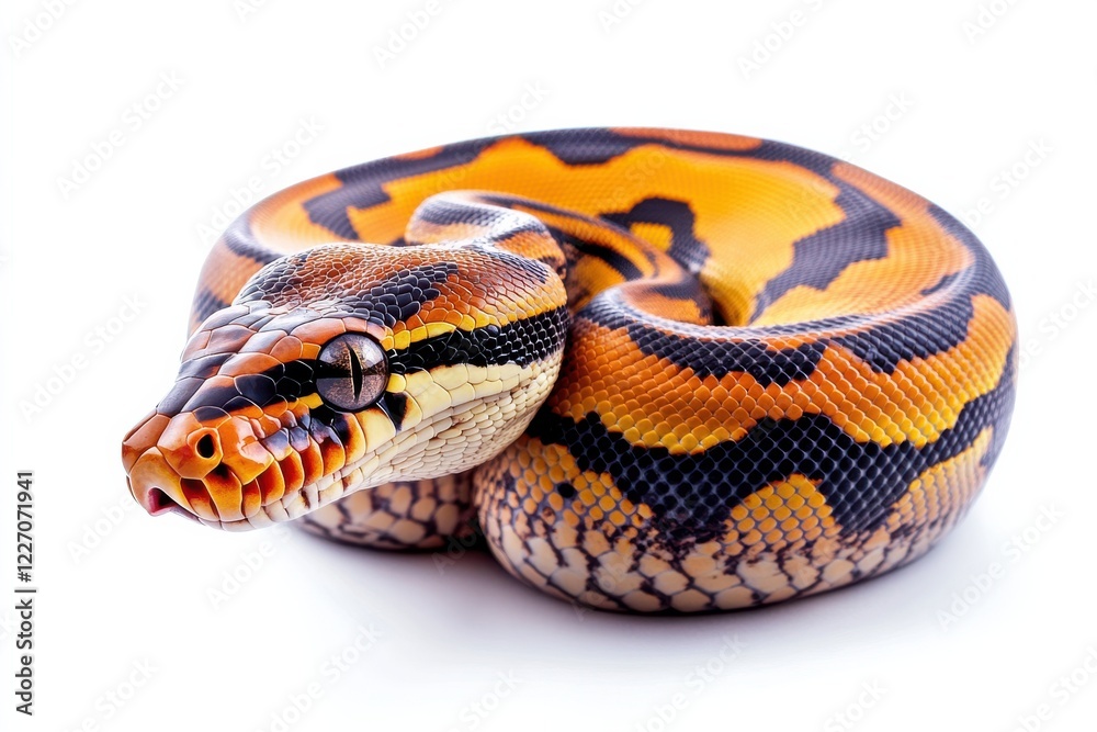 Stunning orange and black snake Stunning orange and black snake