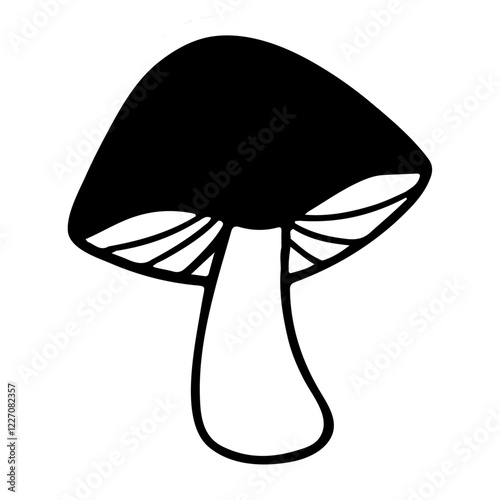 illustration of a mushroom