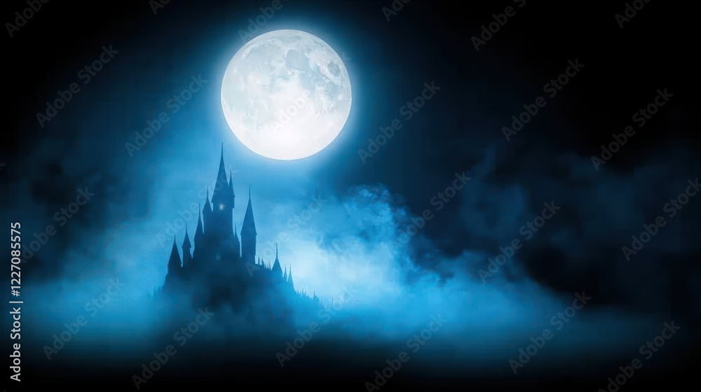 Enchanted Castle Under the Full Moon Enchanted Castle Under the Full Moon