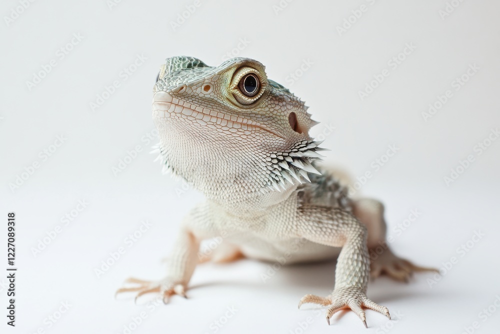 Naklejka premium Close-up of a Bearded Dragon