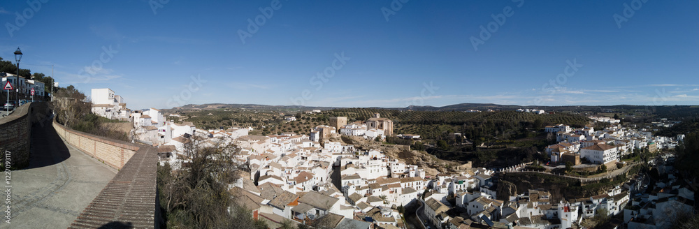 Municipio de Setenil de las Bodegas en la provincia de Cádiz, Andalucía