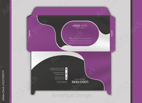Corporate Elegant Envelope Design template