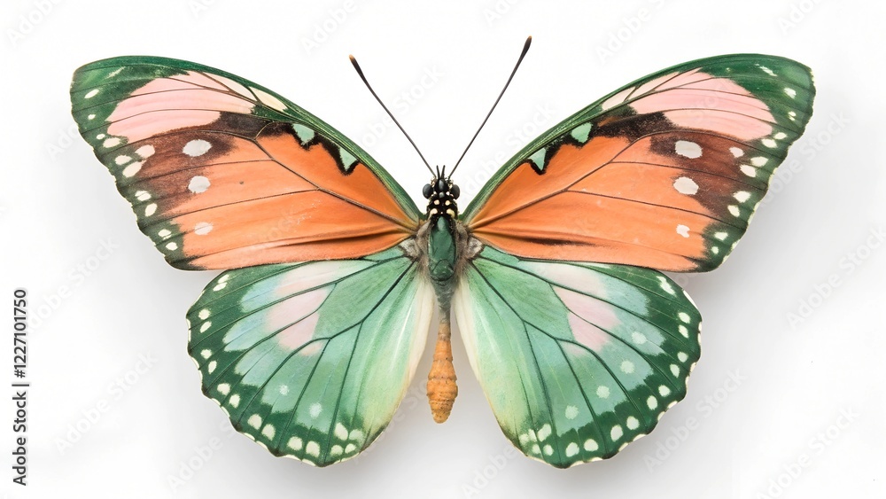 Fototapeta premium butterfly on a white background