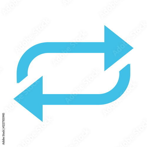 Free Download Circular Arrows Refresh Icon Illustration Clipart Isolated on White Background - GFXLoad