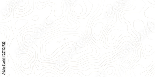 Abstract Topographic Pattern Banner Background, geographic line map with elevation assignments. Modern design background with wavy pattern. Paper texture Imitation of a geographical map shades.