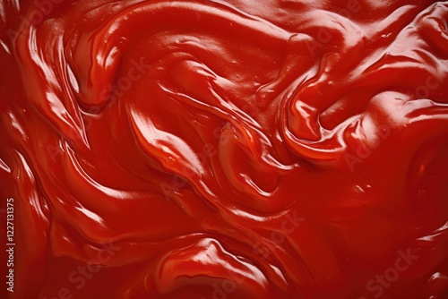 Ketchup like tomato sauce texture photo