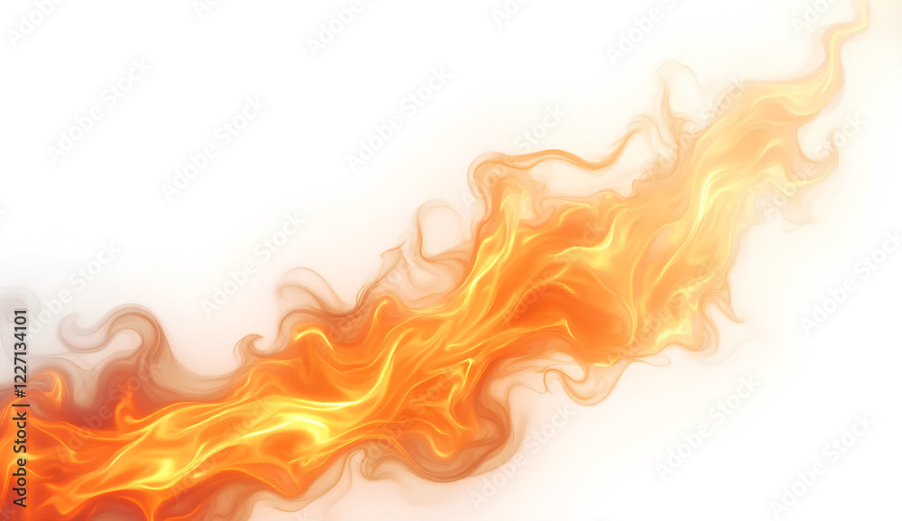 Ultra High Resolution Fire and Flames Isolated on White Background in Sharp Detail Ultra High Resolution Fire and Flames Isolated on White Background in Sharp Detail