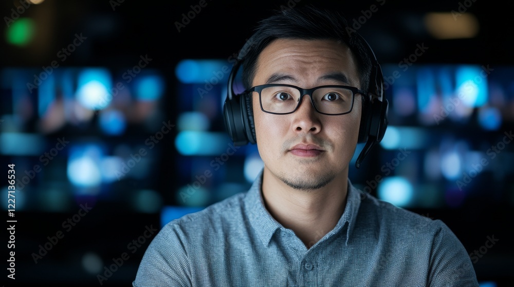 A man in a professional studio
A man in a professional studio