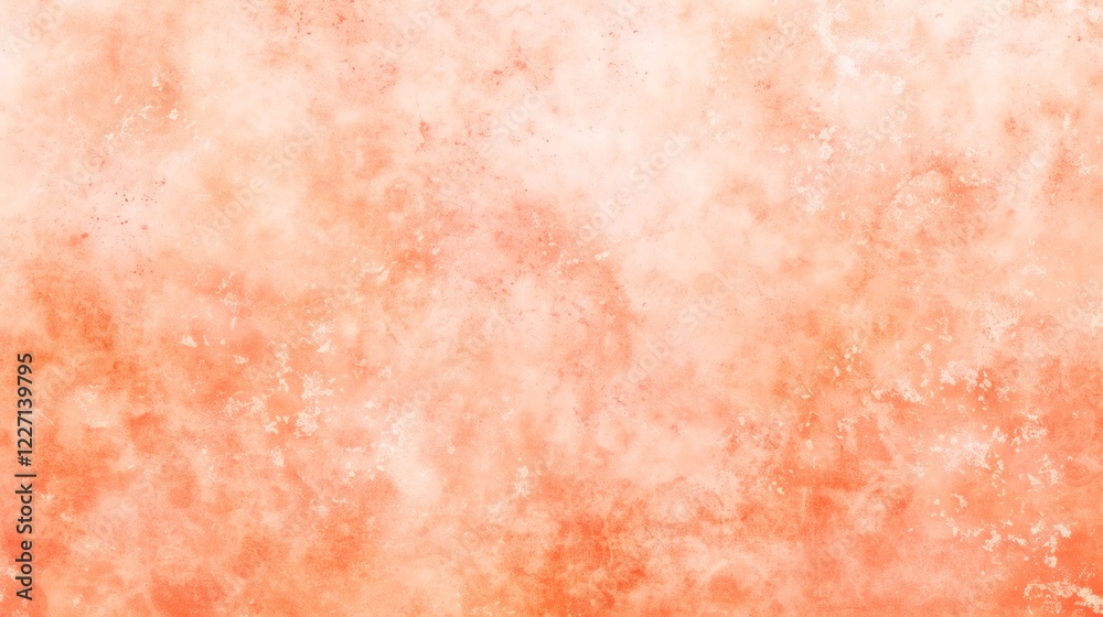 Fototapeta premium Peach Watercolor Texture Background Image for Design
