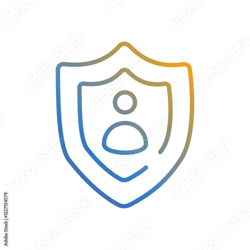 Shield Icon vector stock illustration