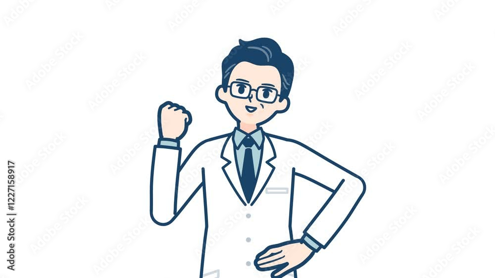 Doctor old man_fist pump to express joy_with alpha channel.mov Doctor old man_fist pump to express joy_with alpha channel.mov