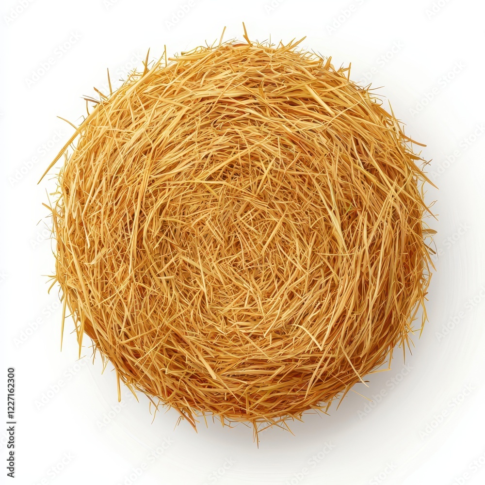Round Hay Bale Straw Pile Dried Grass Texture Agricultural Harvest Rural Farming Scene Round Hay Bale Straw Pile Dried Grass Texture Agricultural Harvest Rural Farming Scene