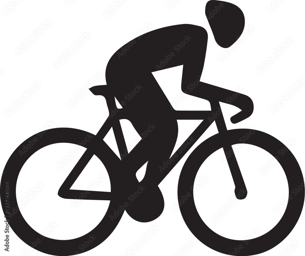 Obraz premium silhouette of a bicycle