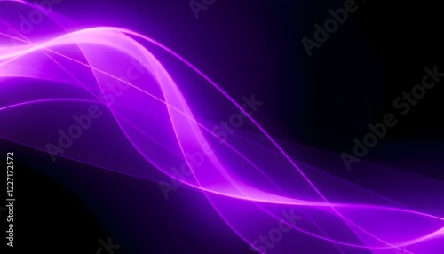 A vibrant abstract background featuring swirling lines of pink and purple light against a dark backdrop, creating a sense of movement and energy.