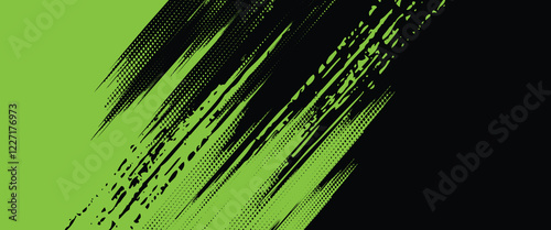 green halftone on background. Vector dotted sparkles or halftone shine pattern texture Pop Art Style Background. vector illustration