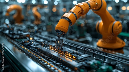 In manufacturing, robotics are increasingly automated to enhance efficiency