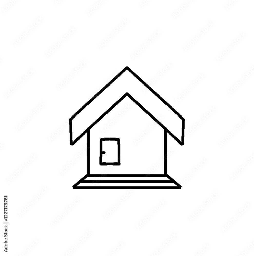 house icon on white background house icon on white background