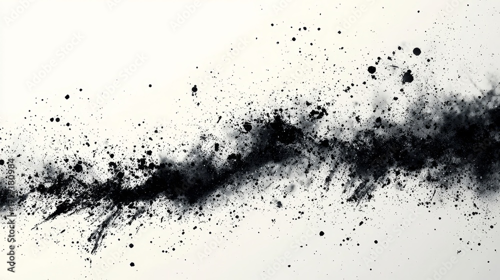 Obraz premium Grainy stipple vignette on a transparent backdrop