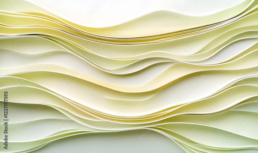 Obraz premium Abstract paper waves, textured background, design element, studio shot