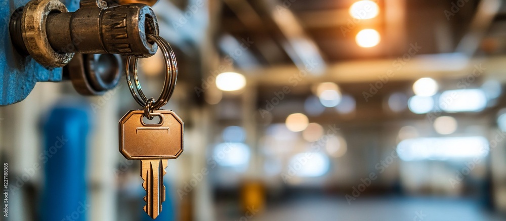 Fototapeta premium Factory Key Access Control