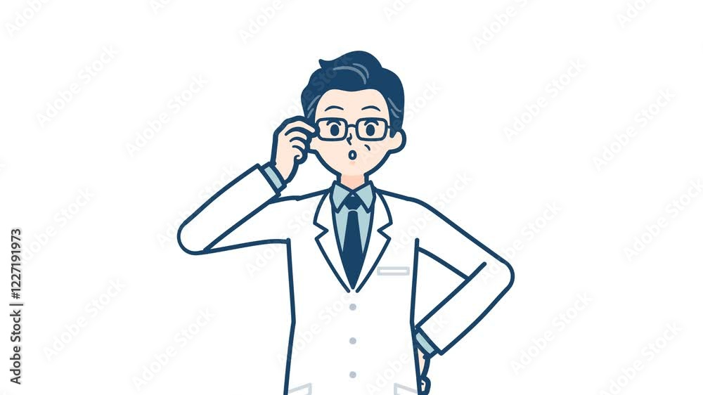 Doctor old man_Hold down glasses_with alpha channel.mov Doctor old man_Hold down glasses_with alpha channel.mov