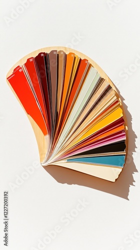 Wallpaper Mural Color palette fan deck with various paint swatches. Torontodigital.ca