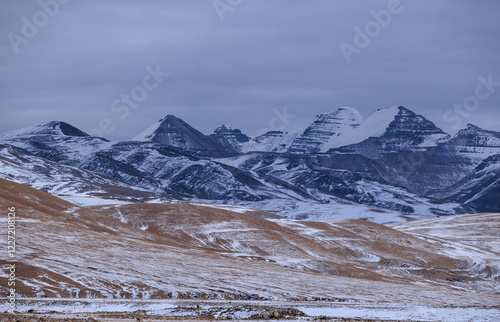 Mount Kailash landscape in tibet, China photo