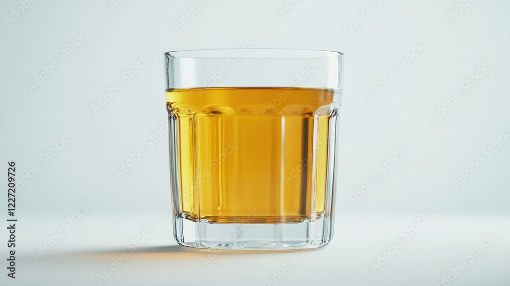 honey in a glass isolated on white background honey in a glass isolated on white background