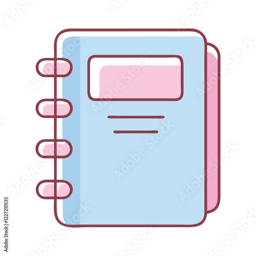 Cute Notebook Illustration