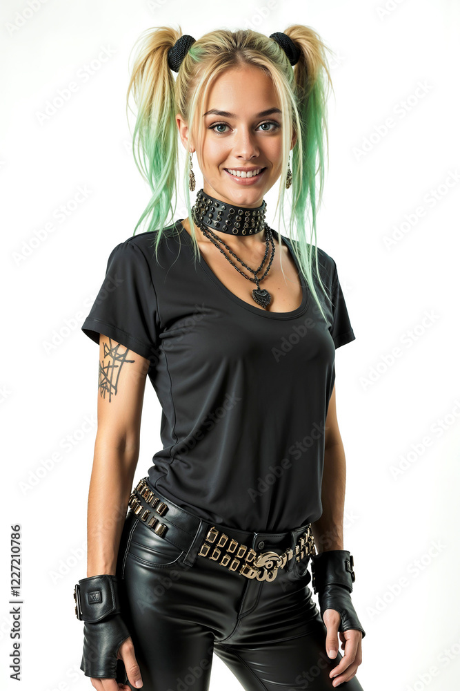 Portrait of a young beautiful woman. Generative AI