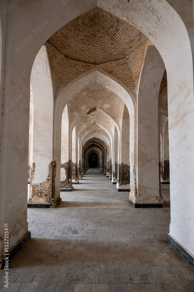 Naklejka premium Archway in Kalyan mosque in Bukhara, Uzbekistan
