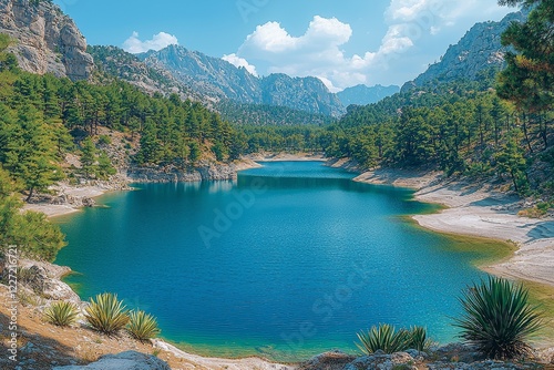 Tourism beautiful destination place